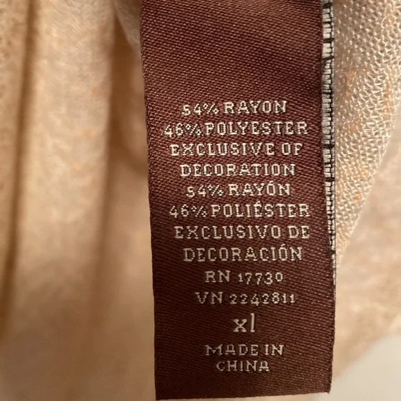 Knox Rose Embellished Cream Sleeveless Top…size XL - Picture 5 of 5